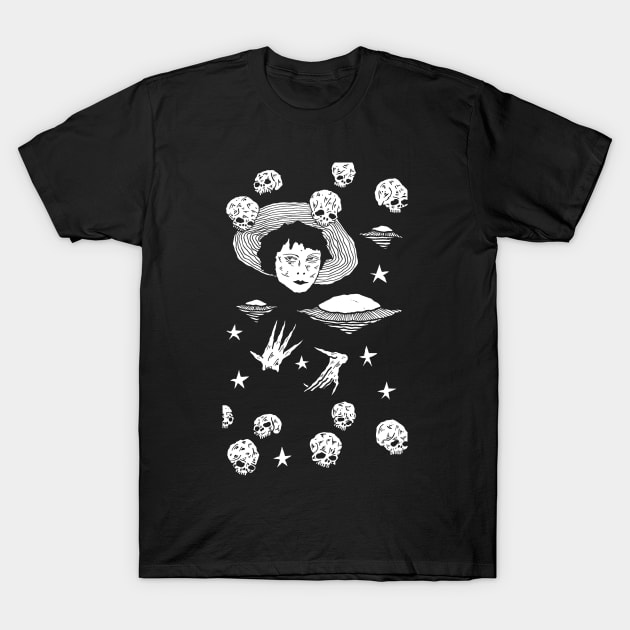 Under Strange Stars T-Shirt by AllieHartleyArt